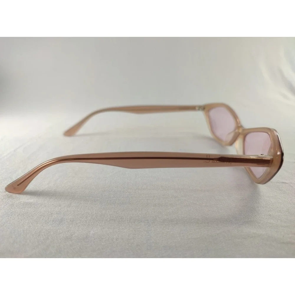 Amelia E. Peach Nude Narrow Cat Eye Eyeglass Frames 56-15-145‎ Hand Made